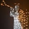 60" Crystal Angel Decoration, White LED Lights